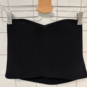 Le Lis Black Strapless Top